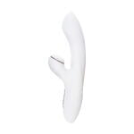 Вибратор Satisfyer Pro G-Spot Rabbit, с вакуум-волновым стимулятором, силикон, белый, 22 см.
