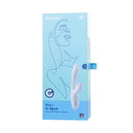 Вибратор Satisfyer Pro G-Spot Rabbit, с вакуум-волновым стимулятором, силикон, белый, 22 см.