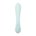 Нереалистичный вибратор Satisfyer Triple Oh, силикон, голубой, 24 см