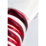 Двусторонний фаллоимитатор Sexus Glass, стекло, прозрачный, 21 см