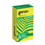 Презервативы Ganzo, ultra thin, супер тонкие, латекс,18 см, 5,2 см, 12 шт.