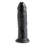 Фаллоимитатор реалистик на присоске черный King Cock 9 Cock Black