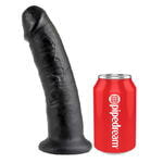 Фаллоимитатор реалистик на присоске черный King Cock 9 Cock Black
