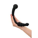 Двусторонний вибратор Black & Red by Toyfa, силикон, черный, 35 см