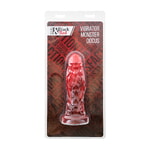 Вибратор Black&Red by Toyfa Monster Docus, силикон, красно-черный, 20 см